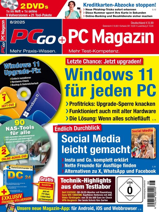 Title details for PC Magazin/PCgo by Weka Media Publishing GmbH - Available
